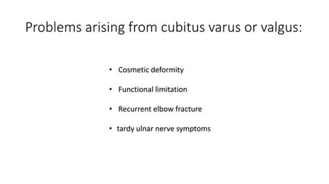 Cubitus valgus varus | PPT