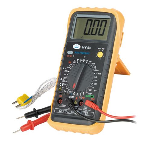 Manual Ranging Digital Temp Multimeter