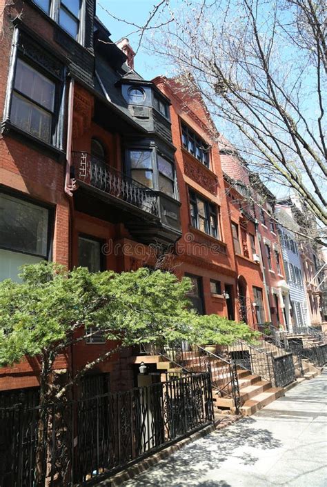 New York City Brownstones at Historic Brooklyn Heights Neighborhood Stock Photo - Image of ...