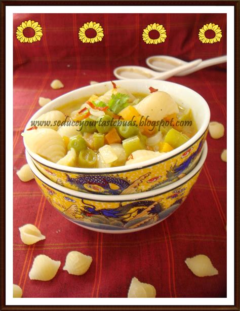 Pasta Vegetable Soup - Seduce Your Tastebuds...