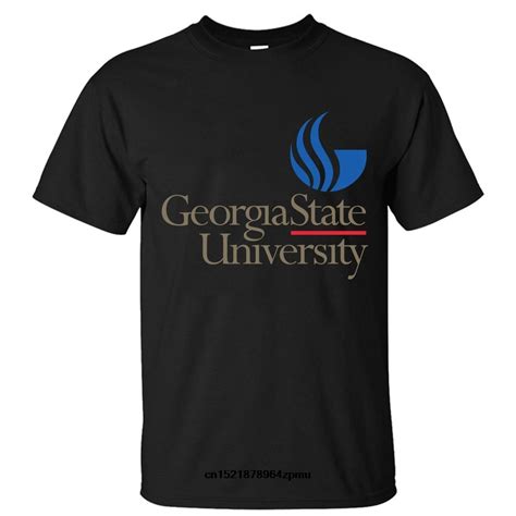 Men t shirt Georgia State University Short sleeve Cheap fashion d t shirt novelty tshirt women ...