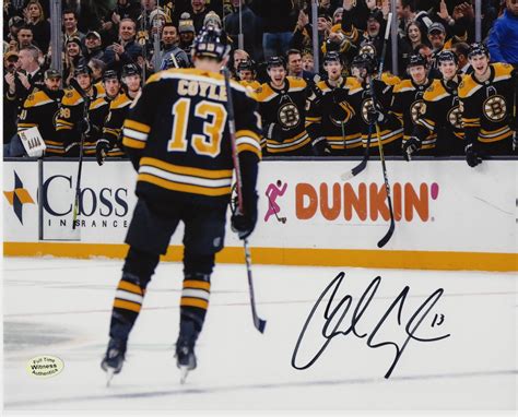 Charlie Coyle Boston Bruins Autographed 8x10 Photograph - Etsy