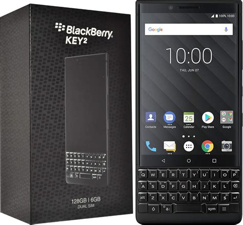 Amazon.com: BlackBerry KEY2 128GB (Dual-SIM, BBF100-6, GSM Only, No ...