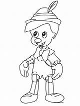 Pinocchio Nose Coloring Page sketch template