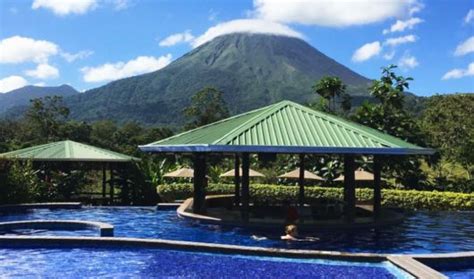 Arenal Manoa Hotel Pool with Volcano View | South America Travel Centre