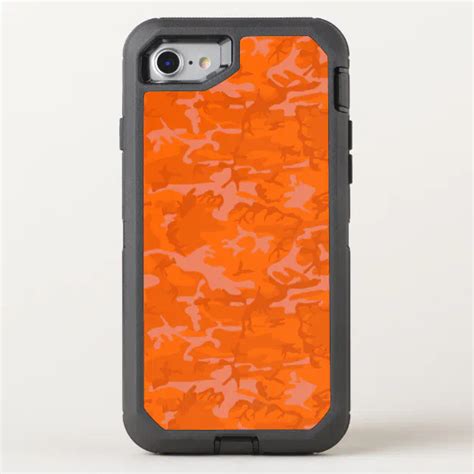 Orange Camo Otterbox iPhone Case | Zazzle