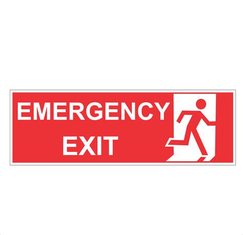 EXS 018 – Emergency Exit Sign – Benrhodes Nigeria Limited