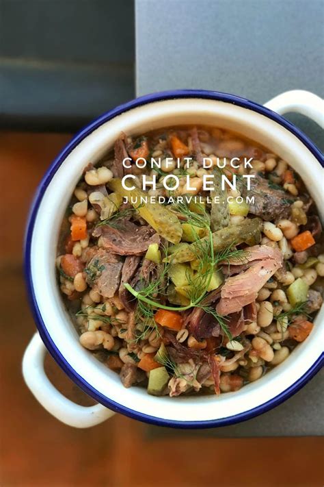 Cholent Recipe with Confit Duck & Barley | Simple. Tasty. Good.