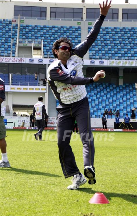 Bobby Deol practices at the CCL Dubai match Media