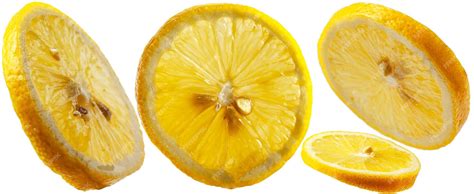 Premium Photo | Lemon slices on a white background isolate