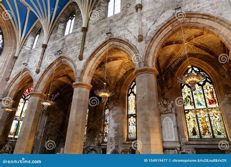 St Giles Cathedral Interior - Edinburgh, Scotland Stock Image - Image ...