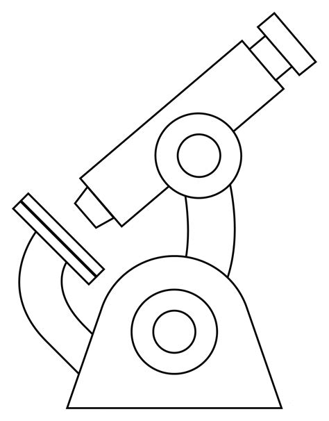 Microscope Clipart Coloring Sheet Microscope Coloring Sheet Porn Sex ...