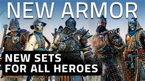 For Honor: New Armor Variations Showcase For All | New Colors & Customization | Year 5 Season 4 ...