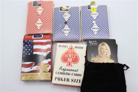 Lot of Vintage Retro Casino Used Poker Playing Novelty Cards | EstateSales.org