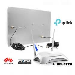 Kit LTE / 4G – Mimo Antenna 16dbi + 2x 10m cable + Router LTE TP-link – Digitclik