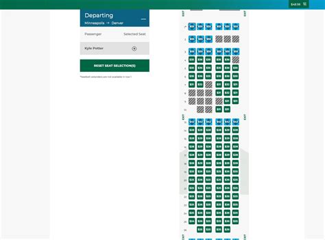 Frontier Airlines Seating Chart Airbus A320 | Cabinets Matttroy