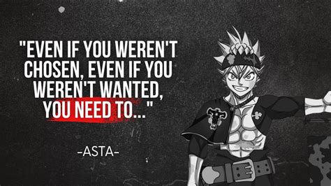 Asta Quotes To Always Believe In Yourself And Never Give Up - Anime Quotes With Voice - YouTube