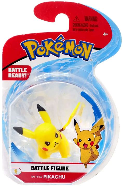 Pokemon Battle Figure Pikachu 2 Mini Figure Jazwares - ToyWiz