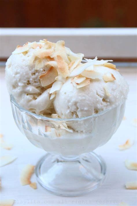 Coconut ice cream – Laylita's Recipes