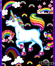 lisa frank unicorn Picture #62067514 | Blingee.com