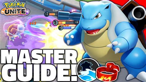 Pokémon Unite BLASTOISE Guide! [S Tier?] *Master* (Blastoise Best Build Guide, Held Items ...