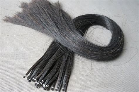 30 hanks Black Violin Bow hair horse hair, 6 grams each hank in 32 ...