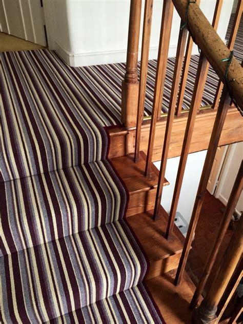 Stripy carpets for stairs and landing | Carpet stairs, Hallway carpet runners, Stair runner carpet