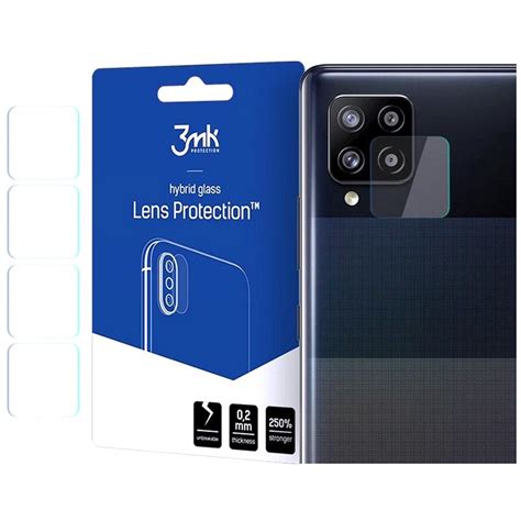 3MK Hybrid Samsung Galaxy A42 5G Camera Lens Protector - 4 Pcs.