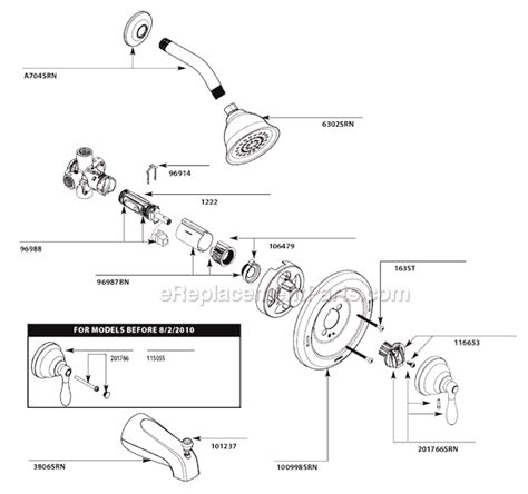 Kohler Shower Faucet Parts Diagram | Reviewmotors.co