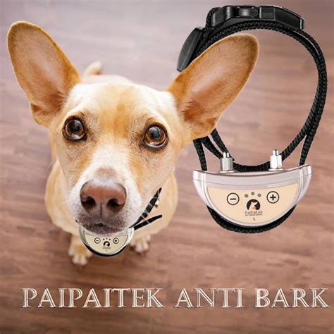 Anti dog barking collar shock collar 2019 New bark control Rechargeable no bark collar-in Bark ...