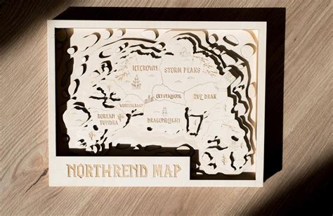 Northrend map World of Warcraft map Resin Northrend map | Etsy World Of Warcraft Map, All ...