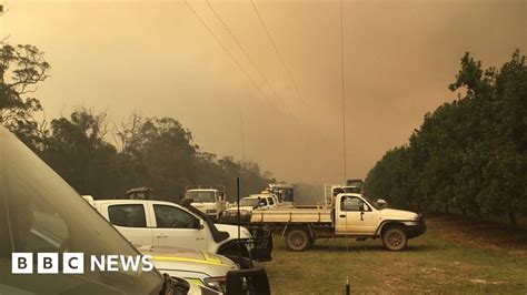 Queensland bushfires: Evacuations amid 'highly unusual' conditions - BBC News