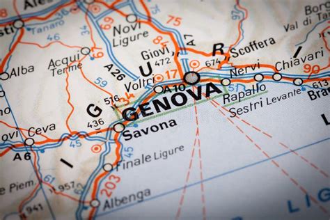 Genova italy Map stock image. Image of genova, background - 53874997