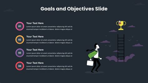 Goals And Objectives PowerPoint Slide - SlideKit