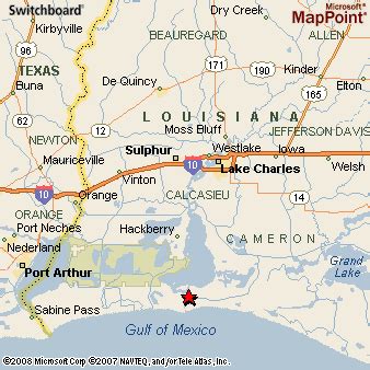 Where is Cameron, Louisiana? see area map & more