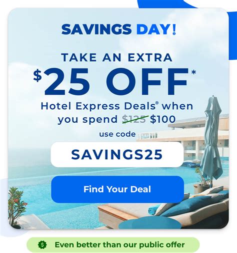 Priceline: $25 off $100+ Express Deals Hotels