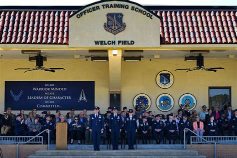 Crow 01 presides over OTS graduation, commissions first wing graduate ...