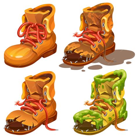 Muddy Shoes Clipart Cartoon