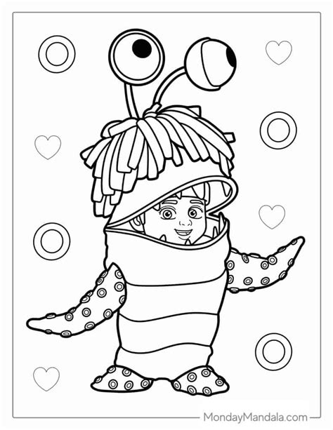 Monsters Inc Printable Coloring Pages