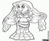 Belly Dancer Coloring Page Sketch  Pages sketch template