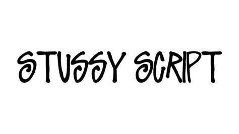 Stussy Font Free Download - Ezzee Fonts