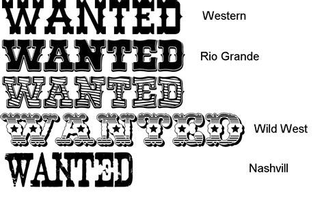 Wanted Poster Font