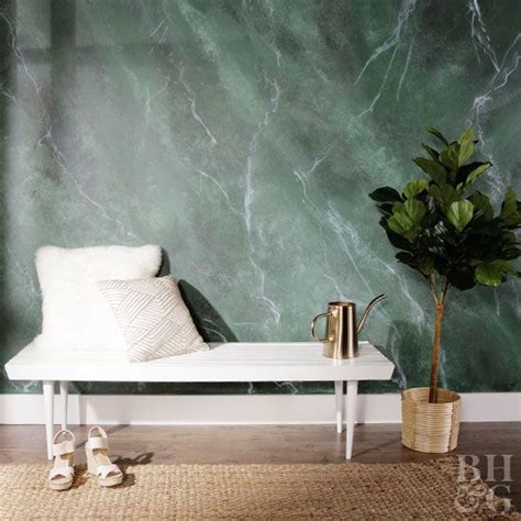 How to Paint a Marble-Inspired Wall | Better Homes & Gardens