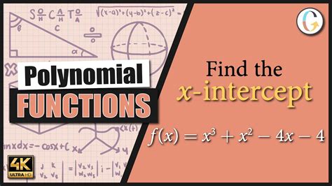 How to find the x intercepts of a cubic function | f(x) = x^3 + x^2 − ...