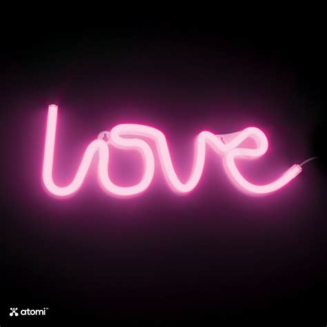 Pink Love Neon Light – atomi