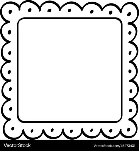 Scallop Frame Clip Art