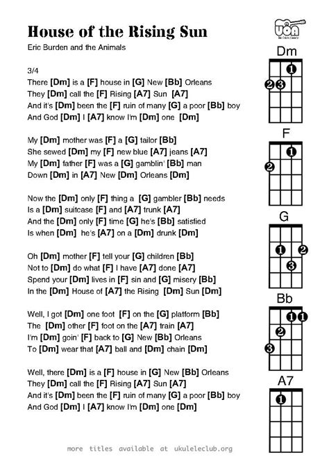 PDF thumbnail should appear here … | Ukulele chords, Ukulele songs ...