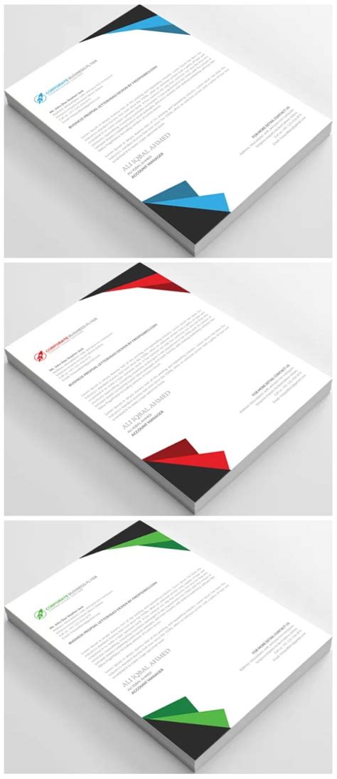 12+ Free Letterhead Templates in PSD MS Word and PDF Format - PSDTemplatesBlog