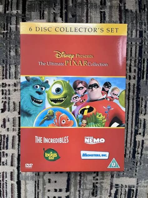 DISNEY PRESENTS THE Ultimate PIXAR Collection 4 Film DVD boxset £4.99 - PicClick UK