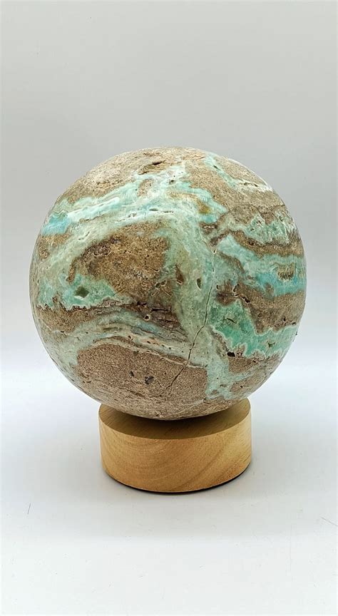 Blue Aragonite Sphere 3950g – Crystal Wellness